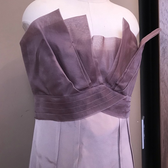 Runway collection BCBG color block silk dress 4 - Picture 11 of 16